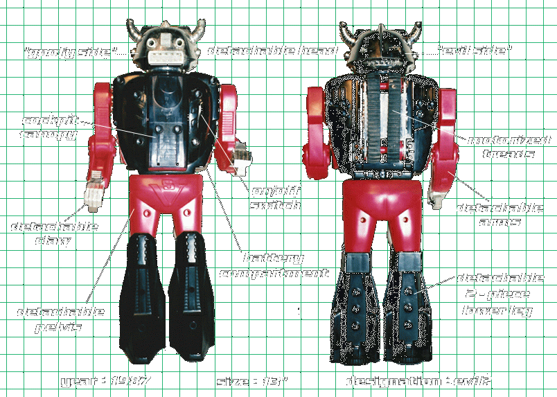 Micronauts Phobos authentic